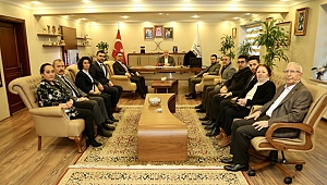 Aktaş ve yönetimi Bıyık'la buluştu