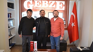 Aydın’dan gazetemize kutlama ziyareti