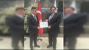 Başaran yetki belgesini aldı