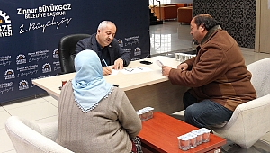 Büyükgöz, halk buluşmalarını aksatmıyor