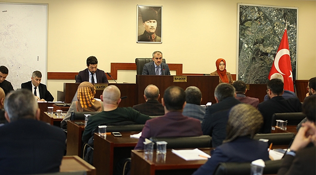 Çayırova meclisi Ocak ayı için toplandı