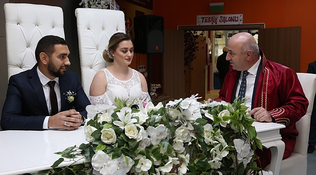 Darıca'da bin 411 çift 2019’da yuva kurdu