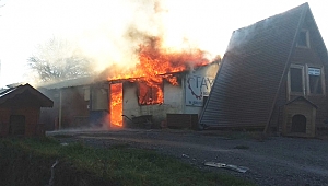 Dilovası'nda iş yeri yangını