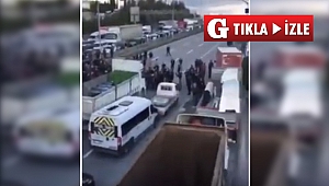 Gebzeli nakliyecilerden protesto