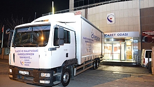 GTO'nun ilk yardım tırı yola çıktı