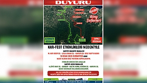 Karfest için geçici güzergah oluşturuldu