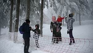 Kartepe'de yarıyıl tatili yoğunluğu