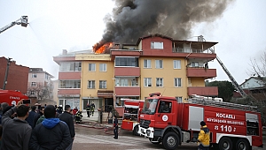 Kocaeli'nde çıkan yangın korkuttu
