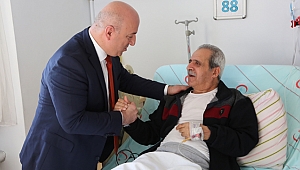 Muzaffer Bıyık’tan hastalara moral