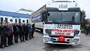 Tüm Çayırova dualarla yardım tırını uğurladı