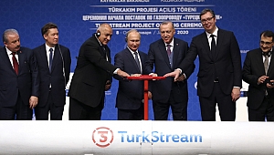 TürkAkım hattının vanası açıldı