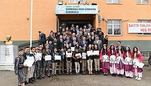 Vali Aksoy, karneleri Dilovası'nda dağıttı