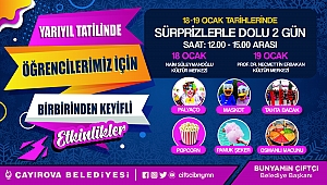 Yarıyıl tatilinde çocuklar çok eğlenecek