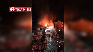 Yenimahalle'de korkutan yangın