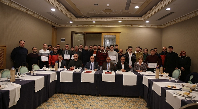 14 ilden 20 itfaiyeci Kocaeli’de eğitim gördü