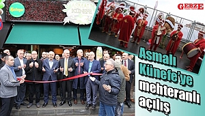 Asmalı Künefe’ye mehteranlı açılış