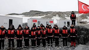 Bilim heyeti, Türk Üssü’ne ulaştı