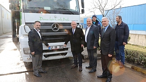 Bıyık, DB plakalı çöp araçlarını inceledi