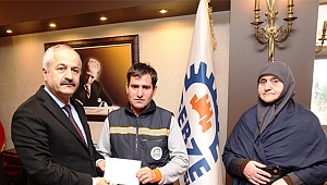 Büyükgöz'den duyarlı personele ödül