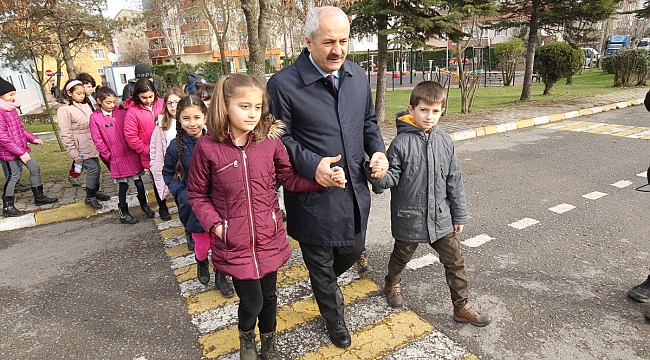 Büyükgöz’den trafik eğitim okuluna ziyaret