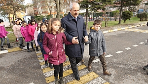 Büyükgöz’den trafik eğitim okuluna ziyaret