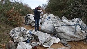 Gebze'de kaçak atık cezasız kalmıyor