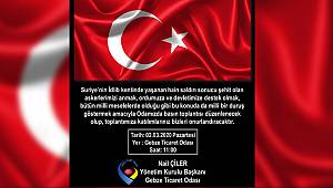 GTO, İdlib şehitlerini anacak