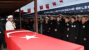 Kocaeli, şehidini son yolculuğuna uğurladı
