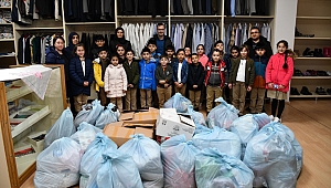 Minik yüreklerden anlamlı destek