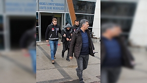 O hırsızlık şüphelisi tutuklandı