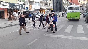 Okulların ilk gününde zabıta görev başında