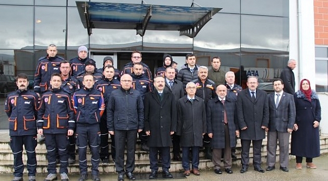 Vali Aksoy, AFAD’ı ziyaret etti