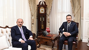 Vali Aksoy, o ilin valisini ağırladı