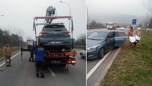 Zabıta, o hasta bebeğe hızır gibi yetişti
