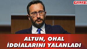 Altun, o iddiaları yalanladı