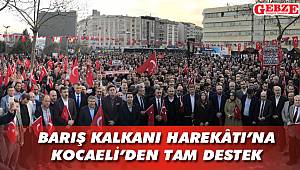 Barış Kalkanı Harekâtı'na Kocaeli'den tam destek