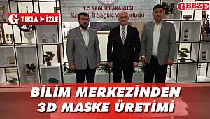 Bilim merkezinden 3D maske üretimi
