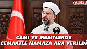 Cami ve mescitlerde cemaatle namaza ara verildi
