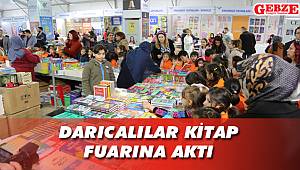 Darıcalılar, kitap fuarına aktı