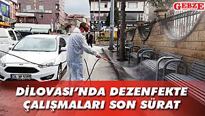 Dilovası’nda dezenfekte çalışmaları son sürat
