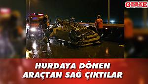 Dilovası’nda korkutan kaza; 2 yaralı