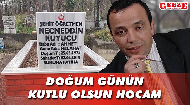 Doğum günün kutlu olsun hocam