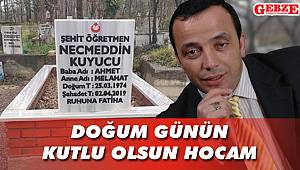 Doğum günün kutlu olsun hocam