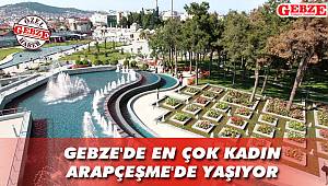Gebze'de en çok kadın Arapçeşme'de yaşıyor