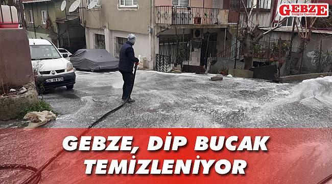 Gebze, dip bucak temizleniyor