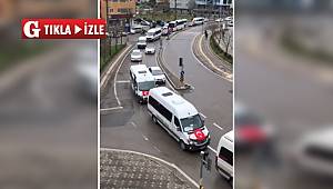 Gebzeli servisçiler İdlib şehitleri için korna çaldı