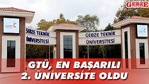 GTÜ, en başarılı 2. üniversite oldu