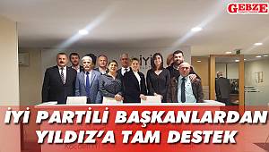 İyi Partili başkanlardan Yıldız'a tam destek