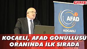 Kocaeli, AFAD gönüllüsü oranında ilk sırada