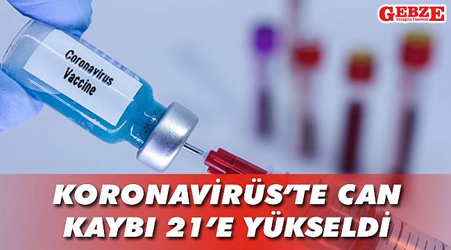 Koronavirüs'te can kaybı 21'e yükseldi